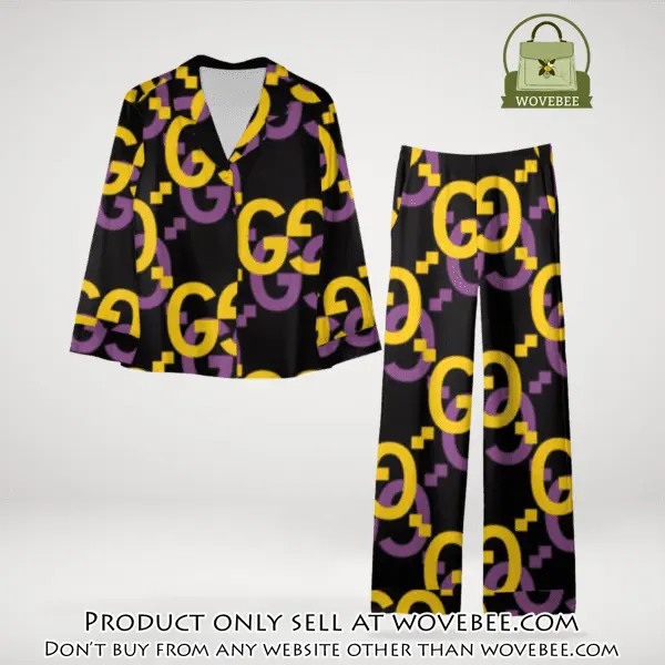 Trending luxury gc satin pajama set pjs1055 wvb1400418